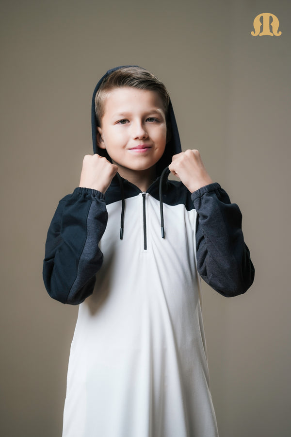 Gymnos Hoody Knitted Thobe Boys