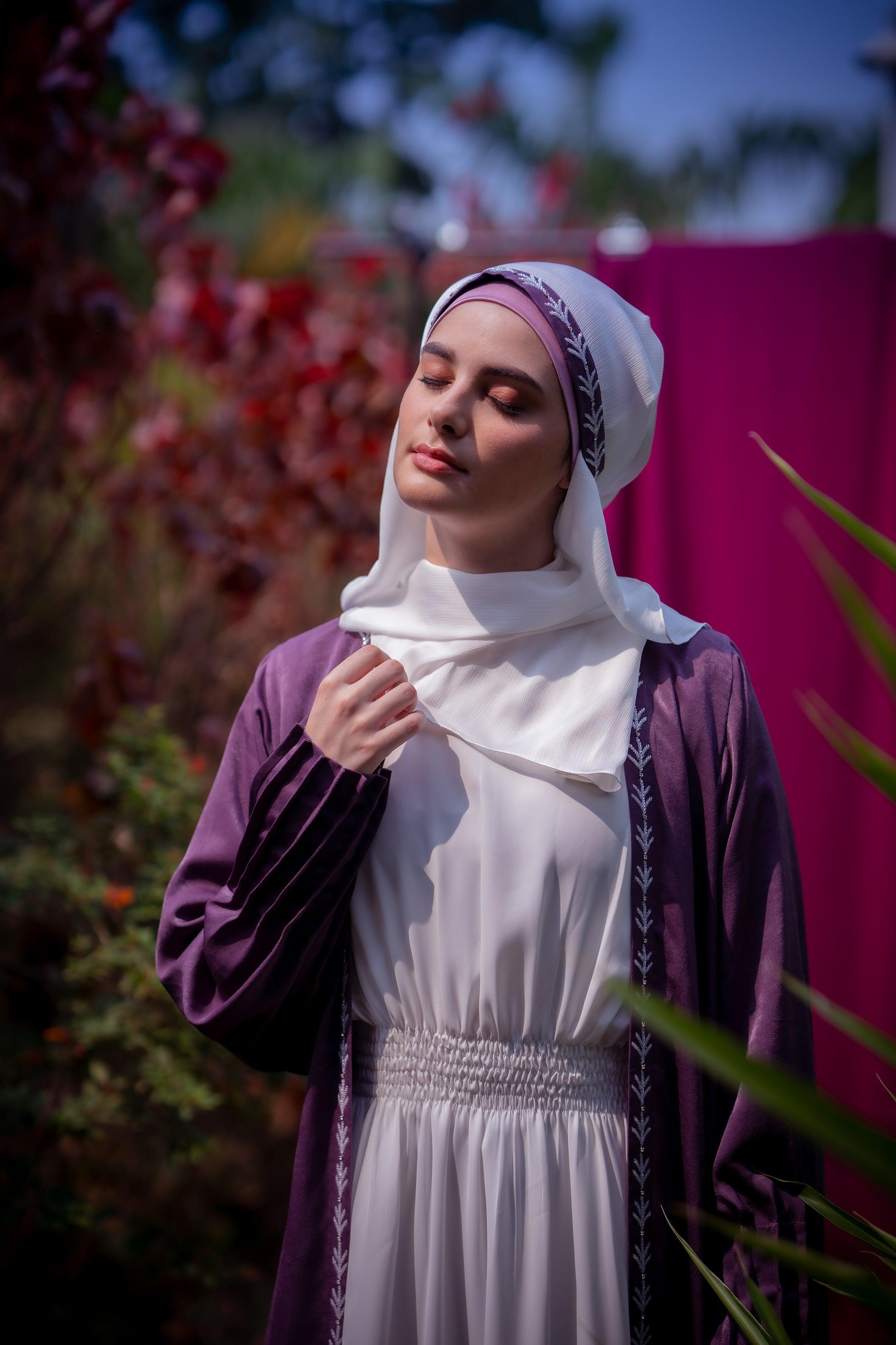 Roxel Two Piece Abaya - Mashroo