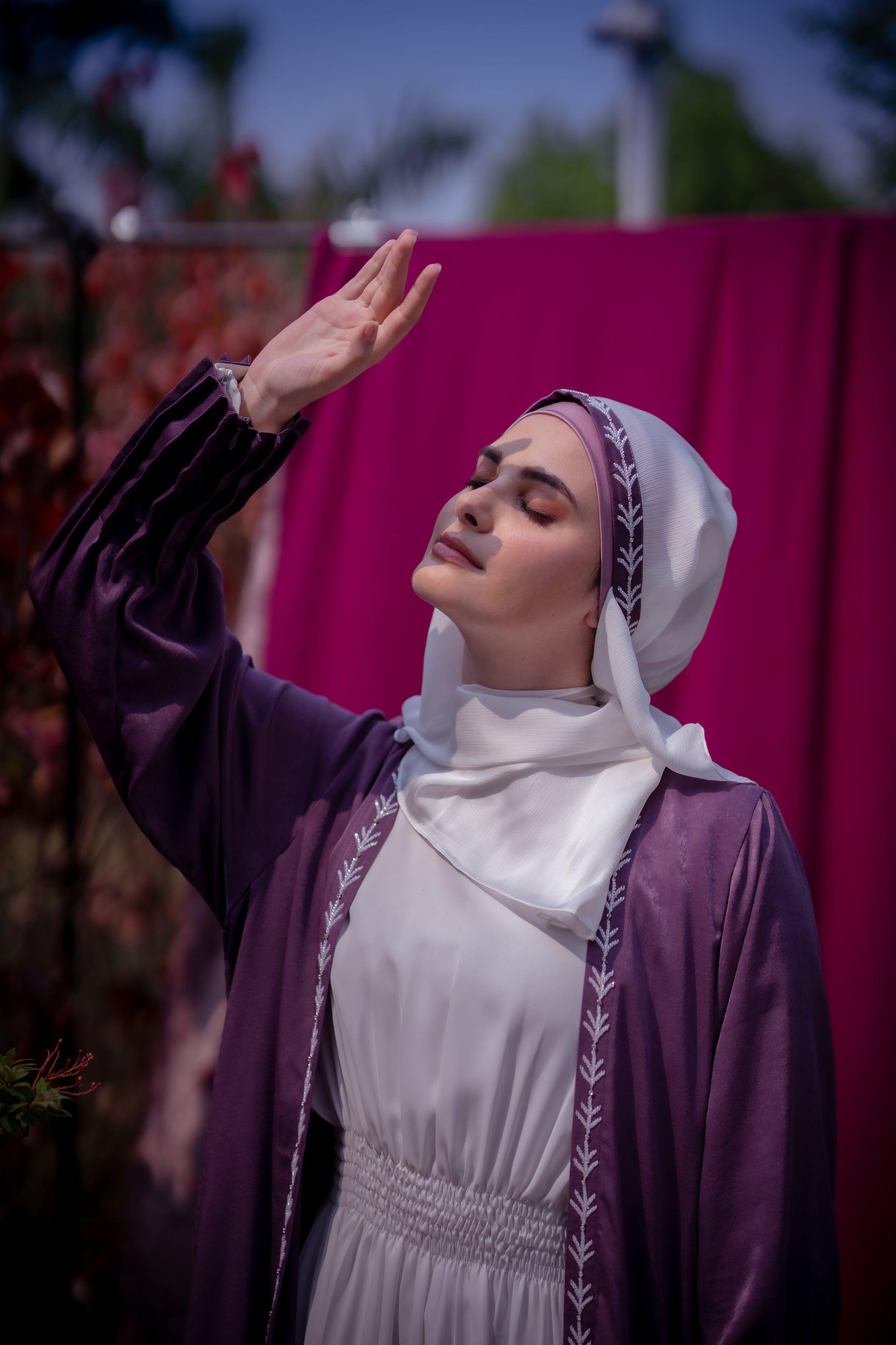 Roxel Two Piece Abaya - Mashroo