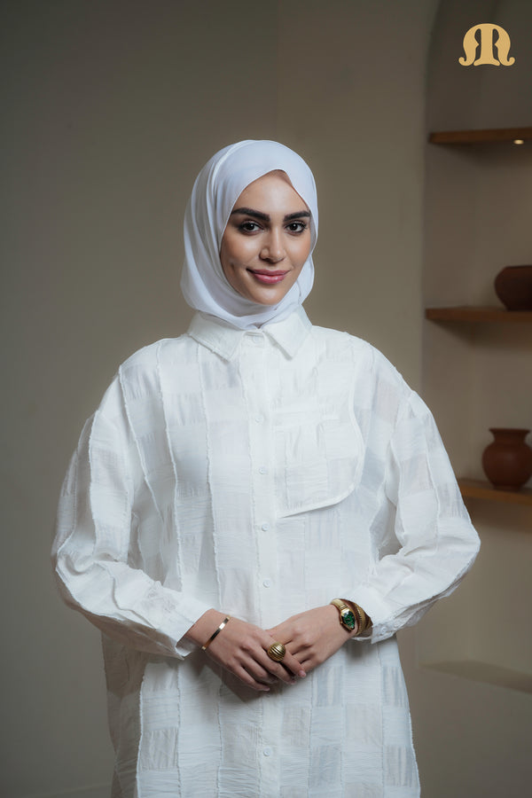 IVORY TUNIC OFF WHITE CHT03