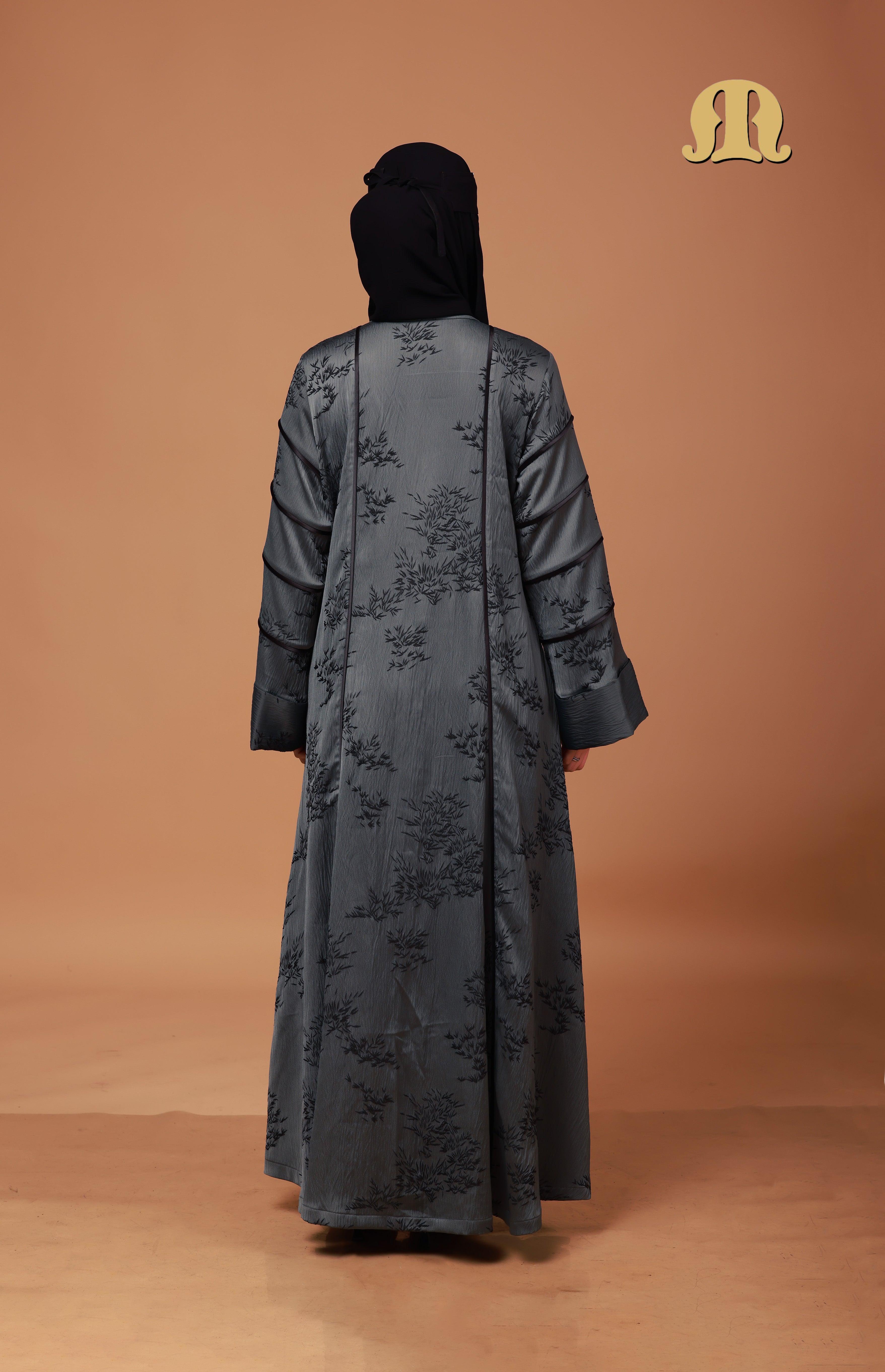 Kizgili Green Abaya - Mashroo