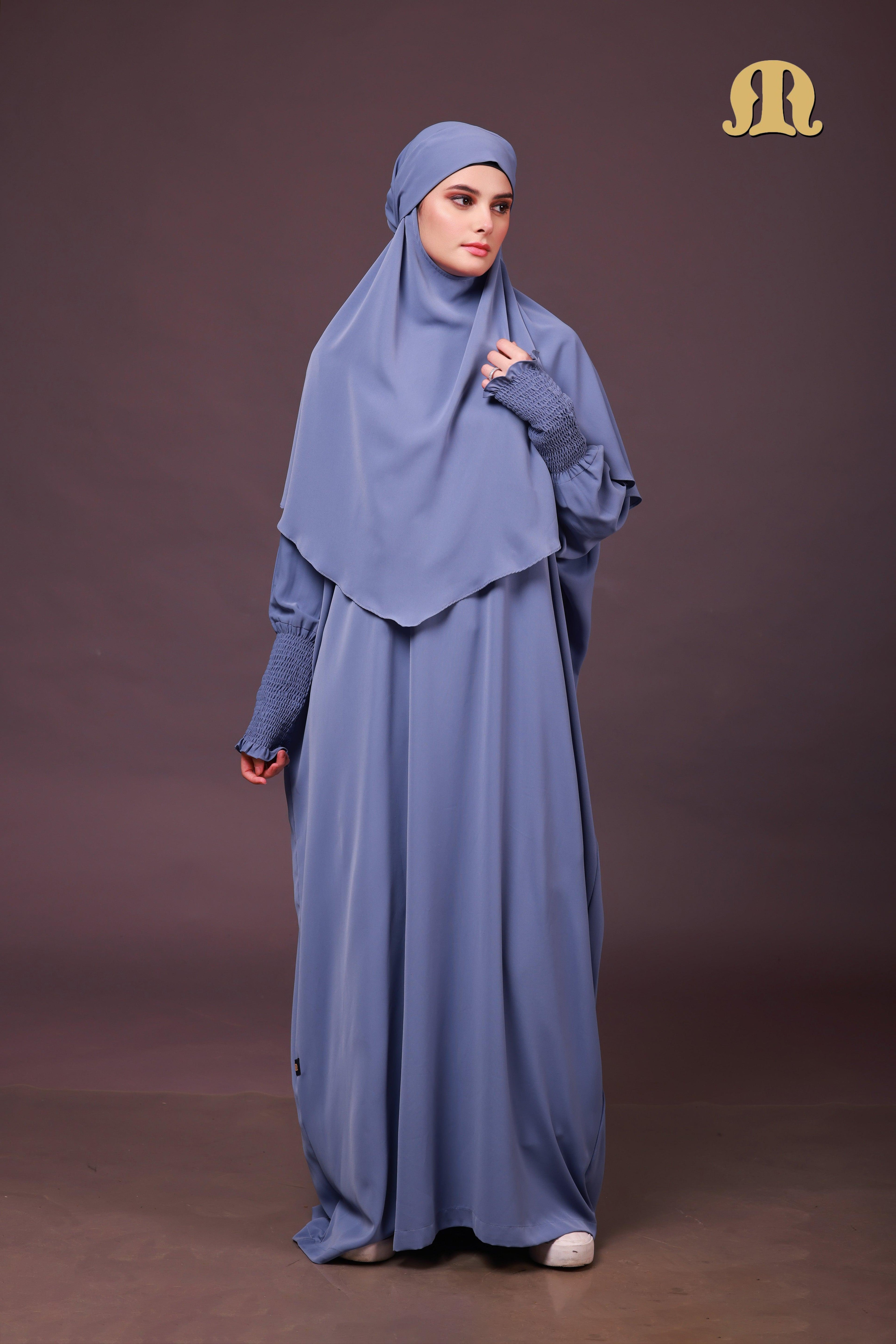 Sehr Abaya Blue - Mashroo
