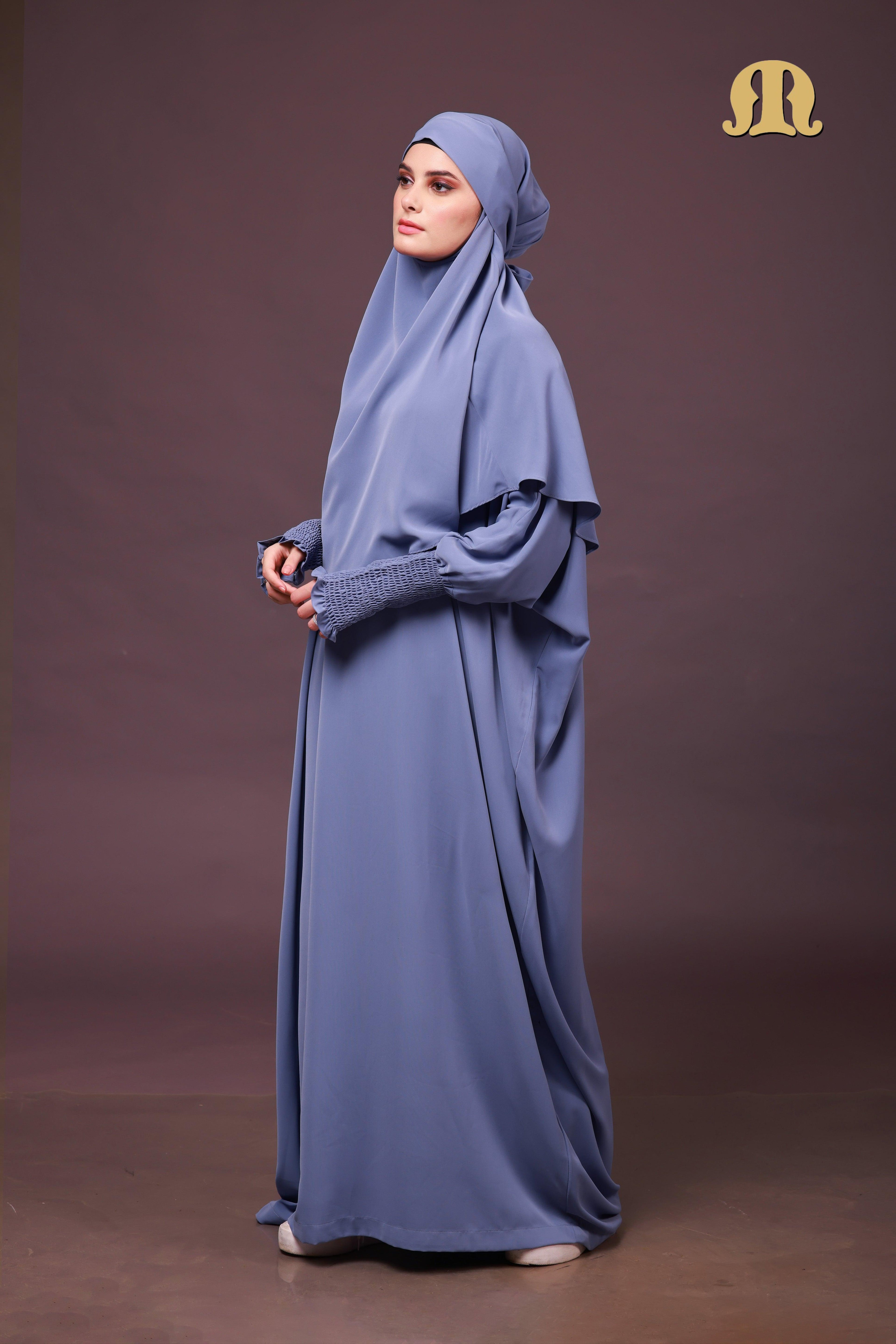 Sehr Abaya Blue - Mashroo