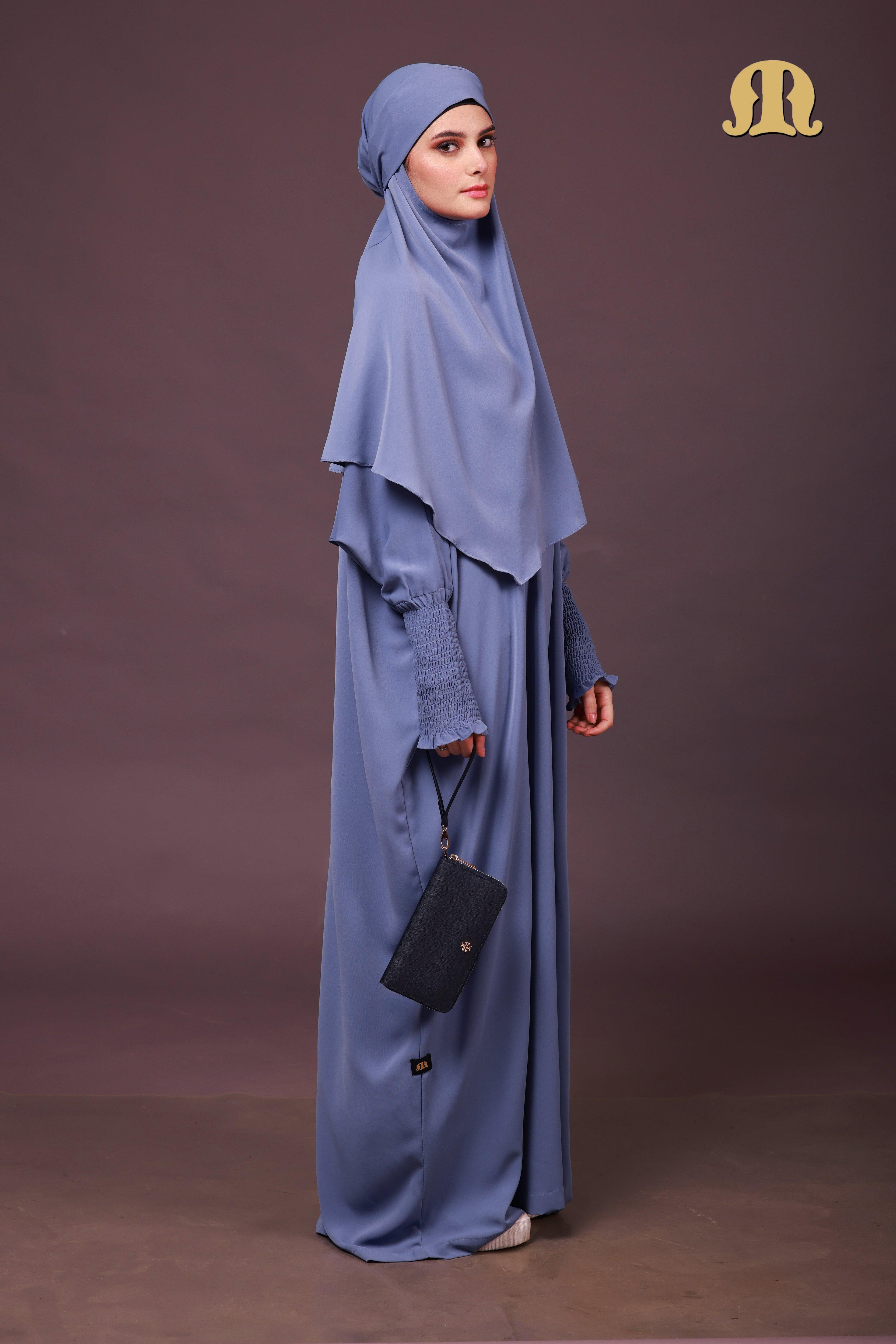 Sehr Abaya Blue - Mashroo