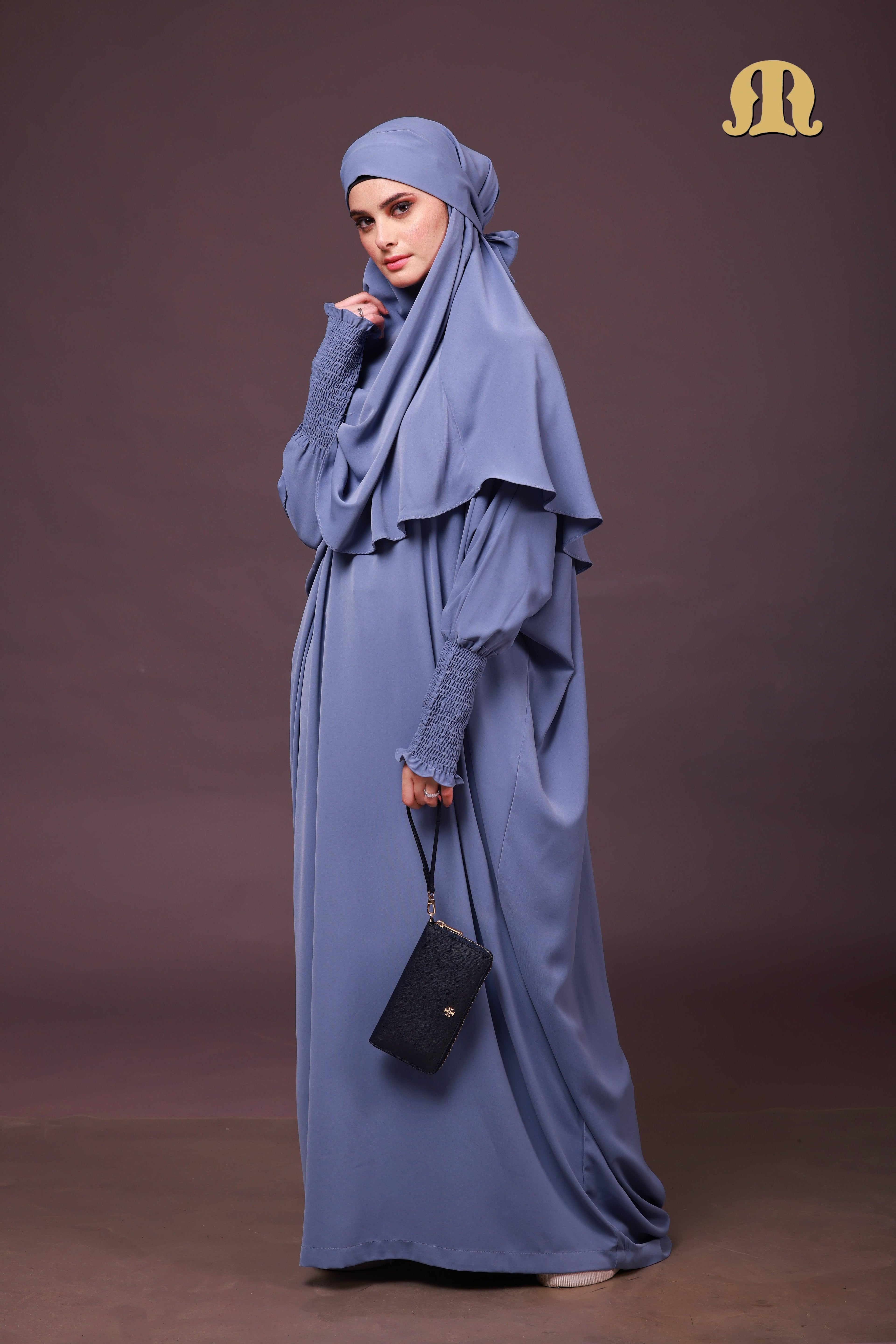 Sehr Abaya Blue - Mashroo