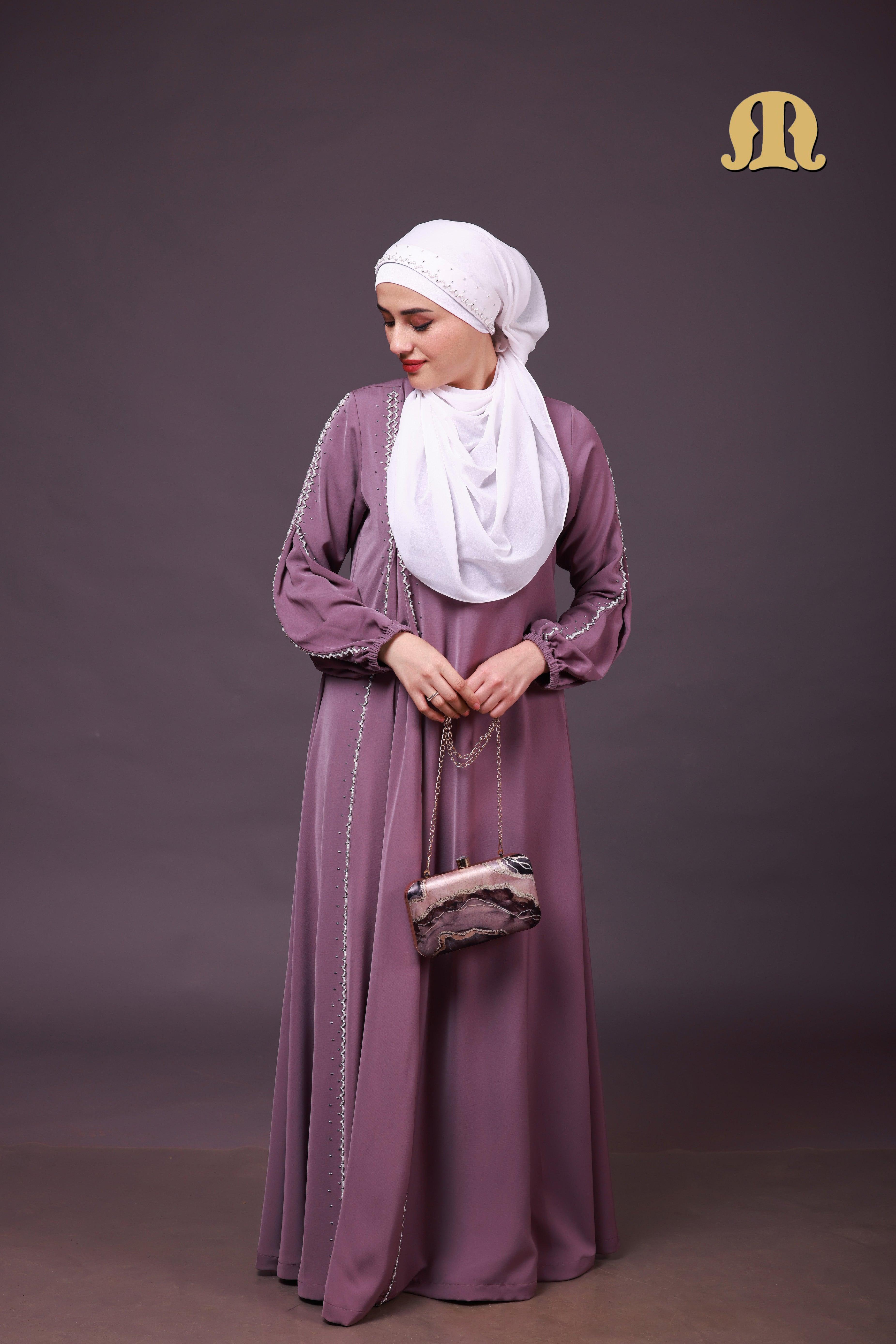 HD5 Lilac Abaya - Mashroo