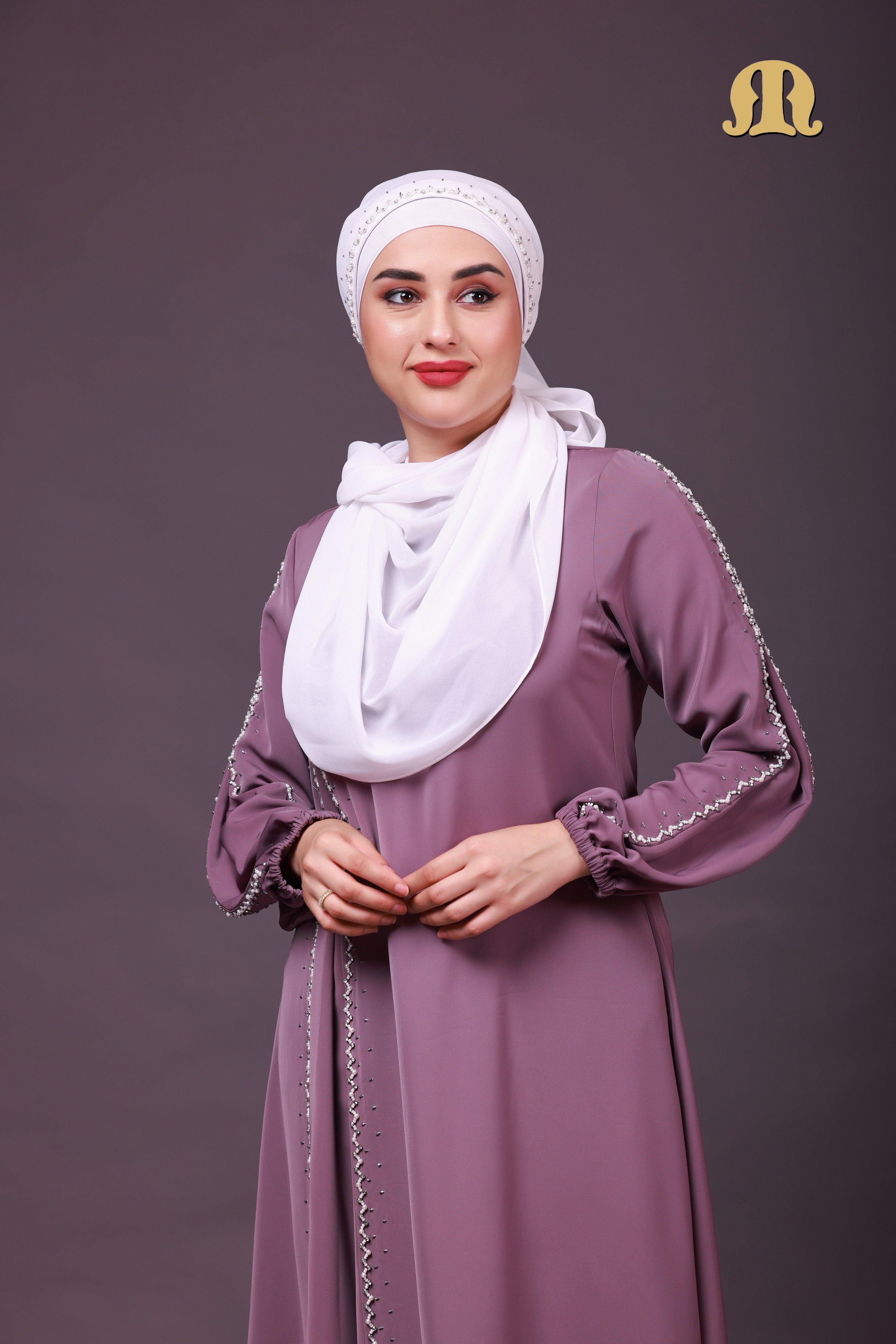 HD5 Lilac Abaya - Mashroo