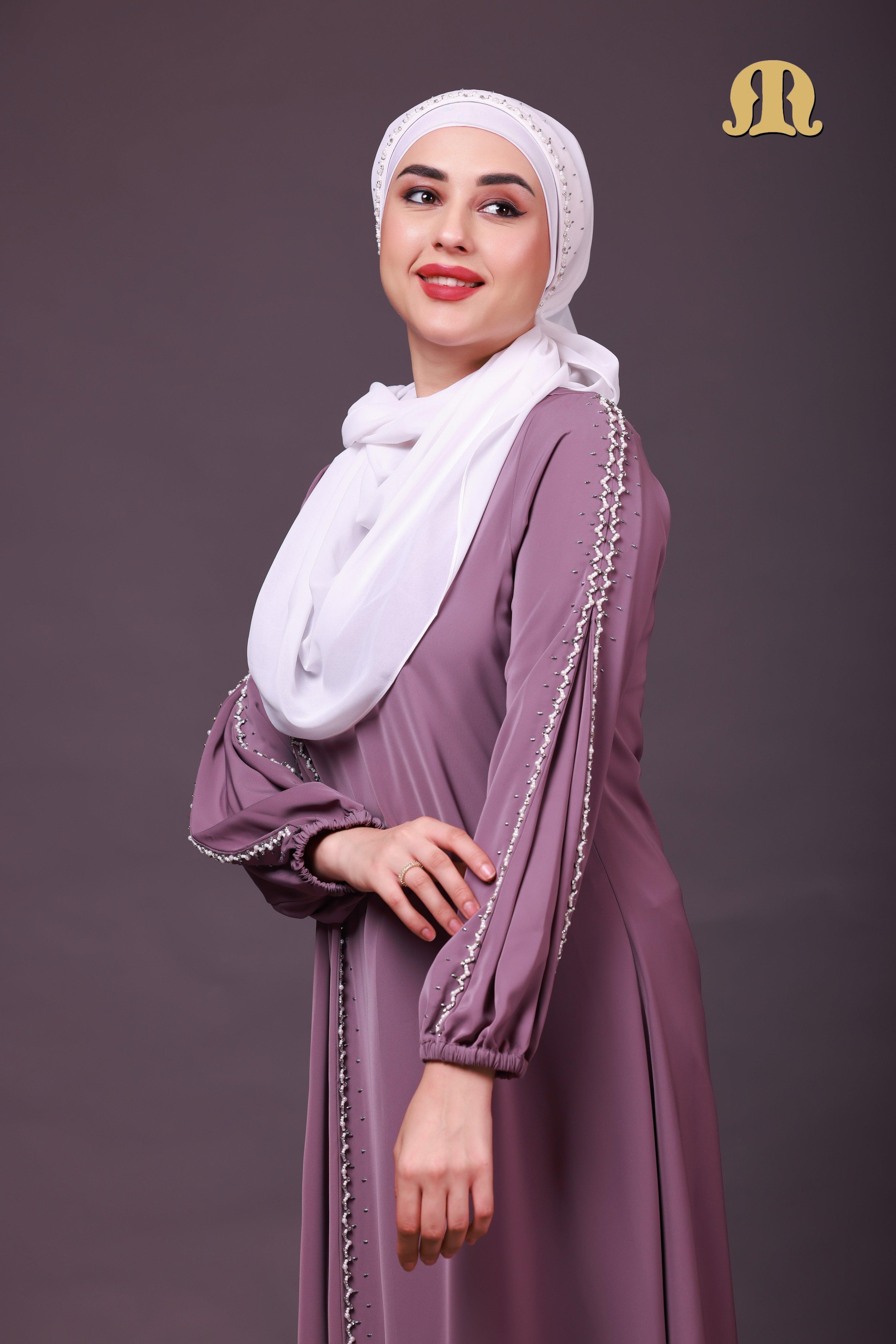 HD5 Lilac Abaya - Mashroo