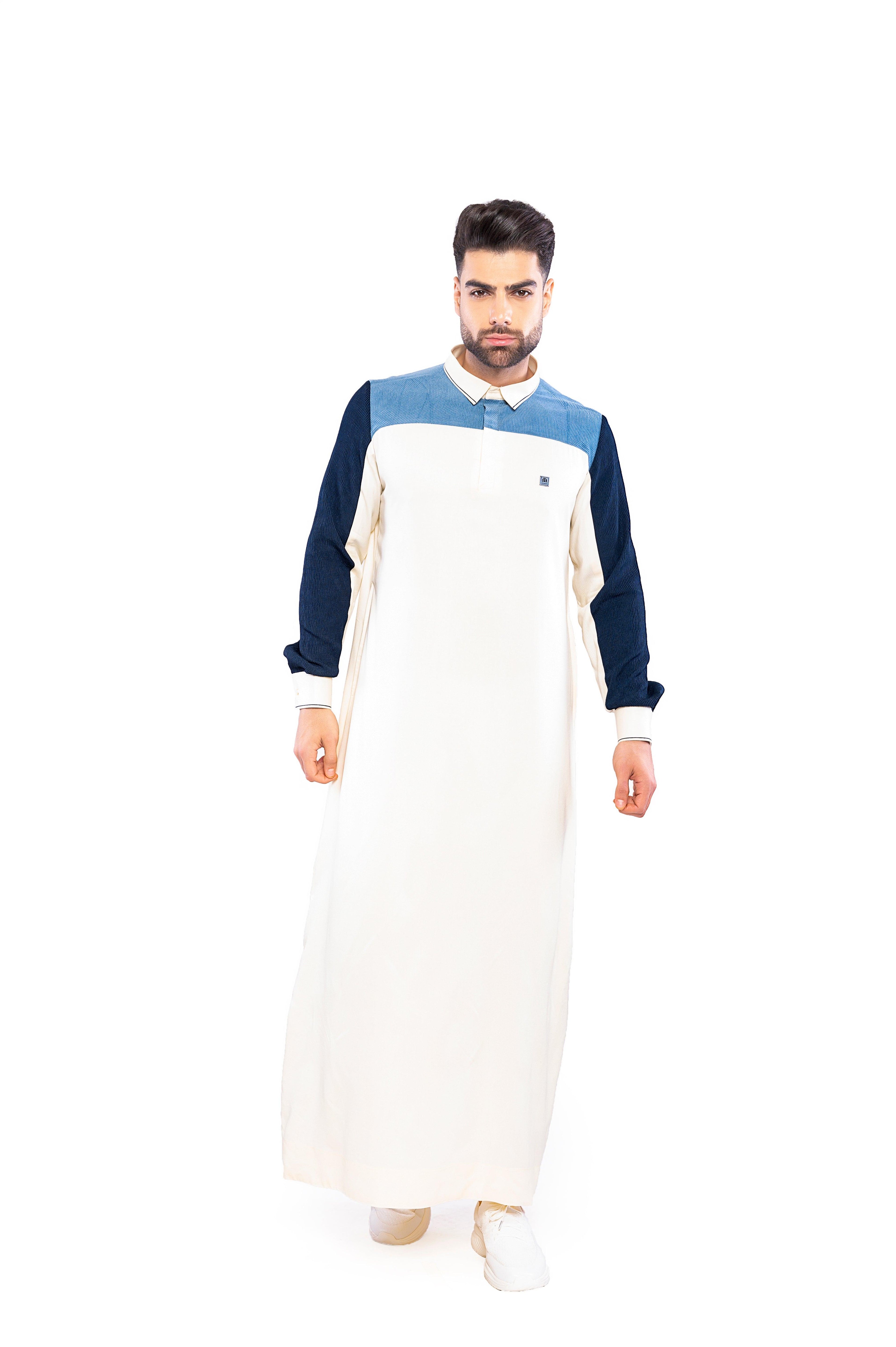 Morbido Cream Thobe Men - Mashroo