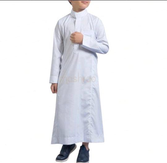 White Lulu Thobe for Boys - Mashroo
