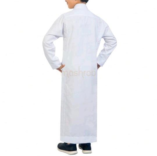 White Lulu Thobe for Boys - Mashroo