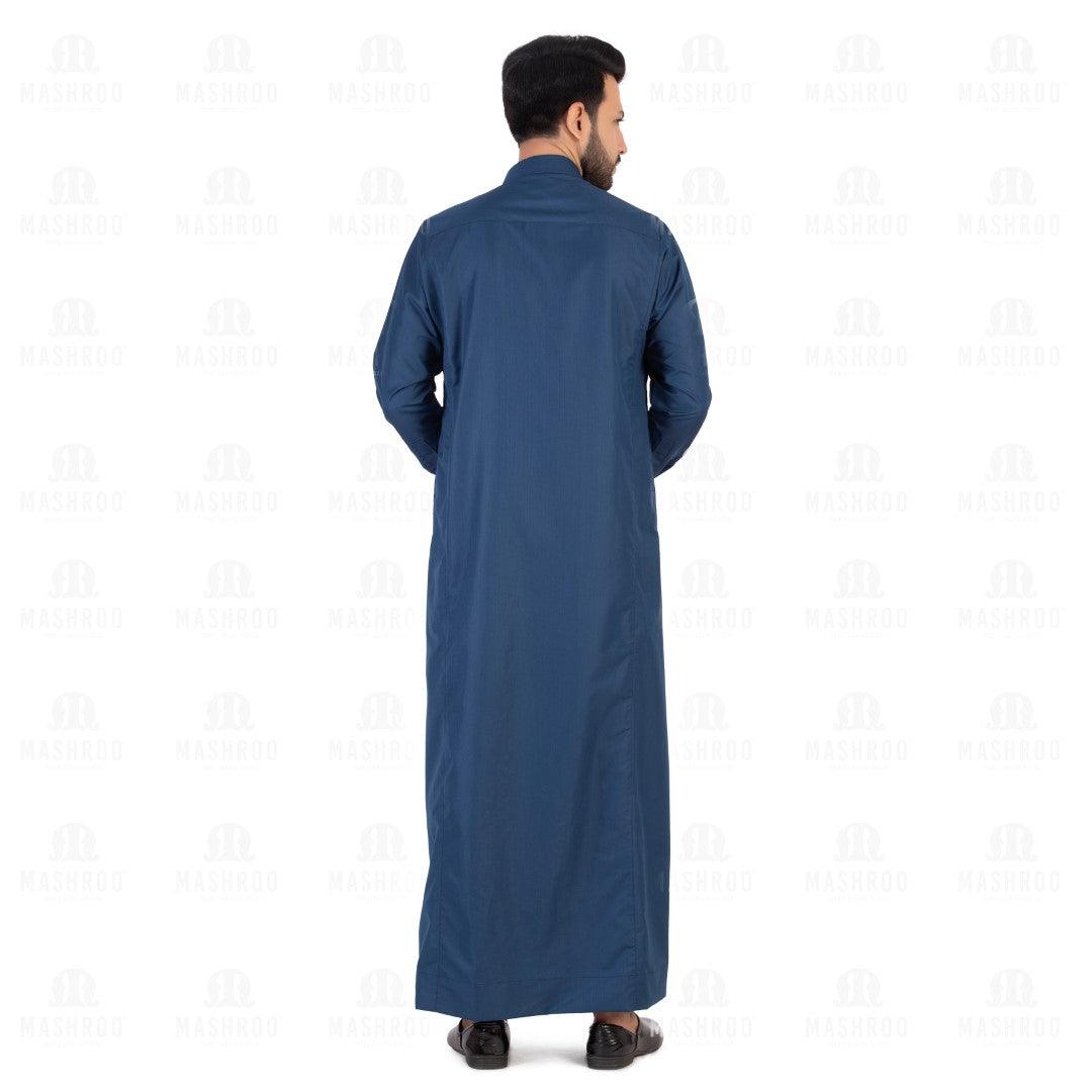 Unicus Navy Blue Thobe for Men - Mashroo