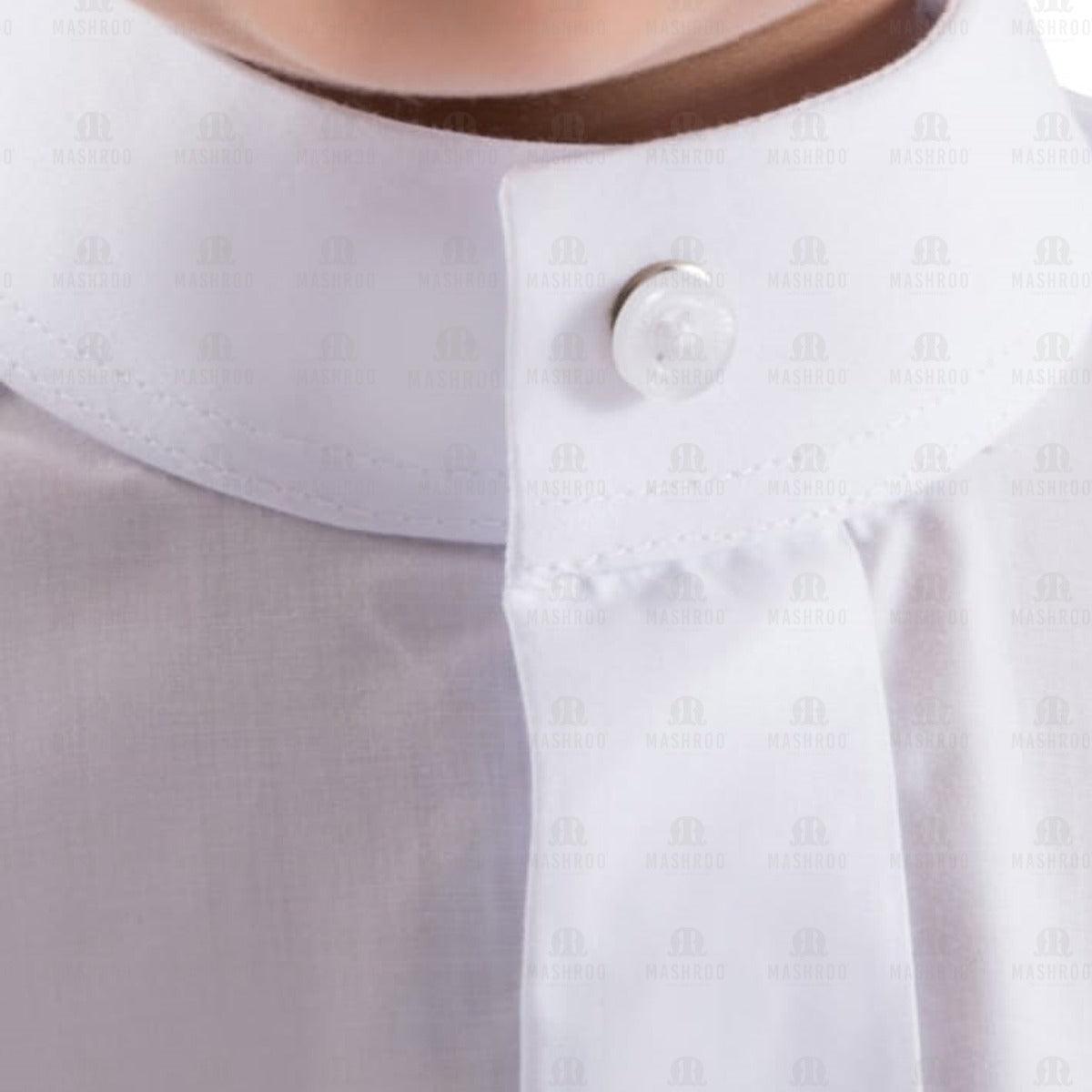White Lulu Thobe for Kids - Mashroo