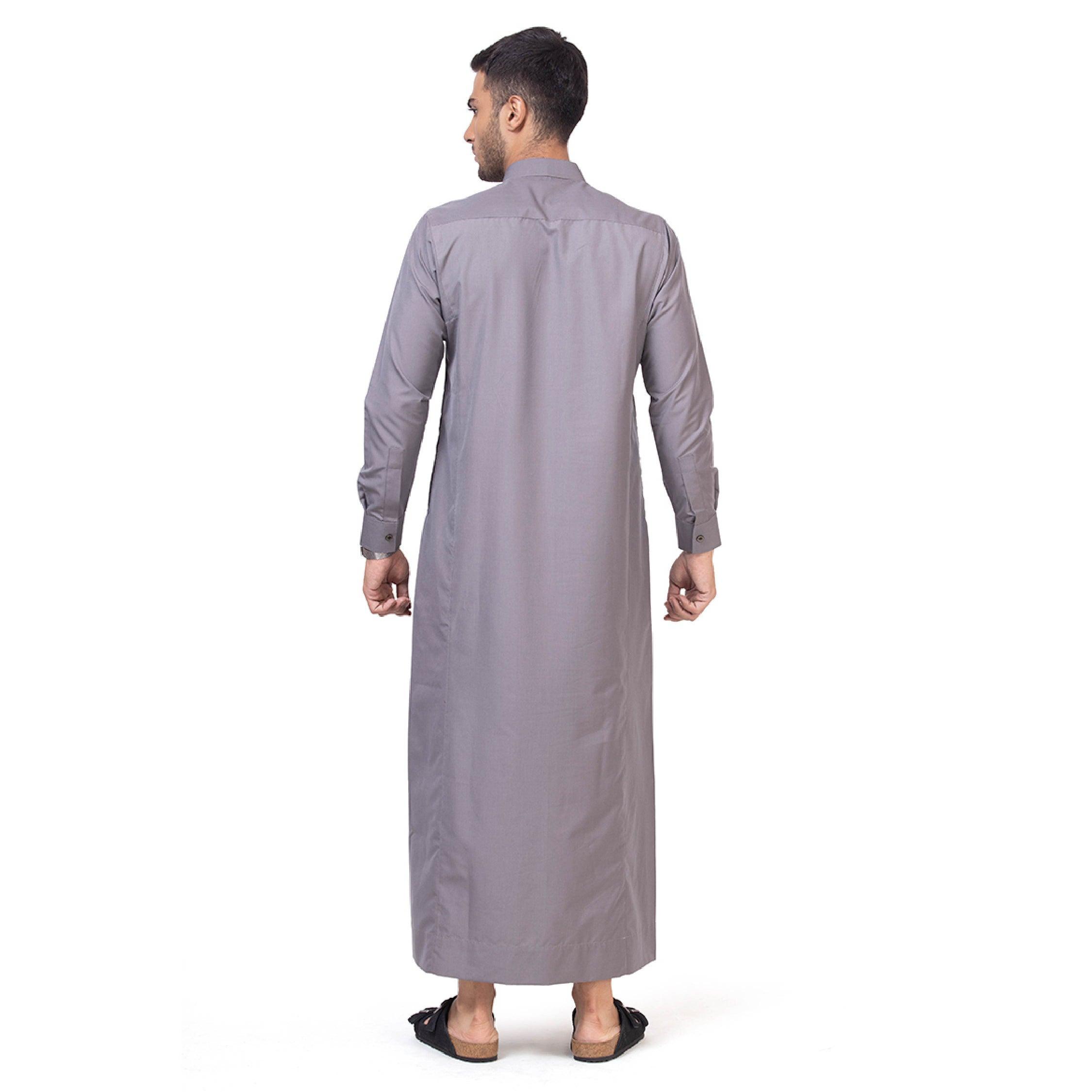 Unicus Grey Thobe for Men - Mashroo