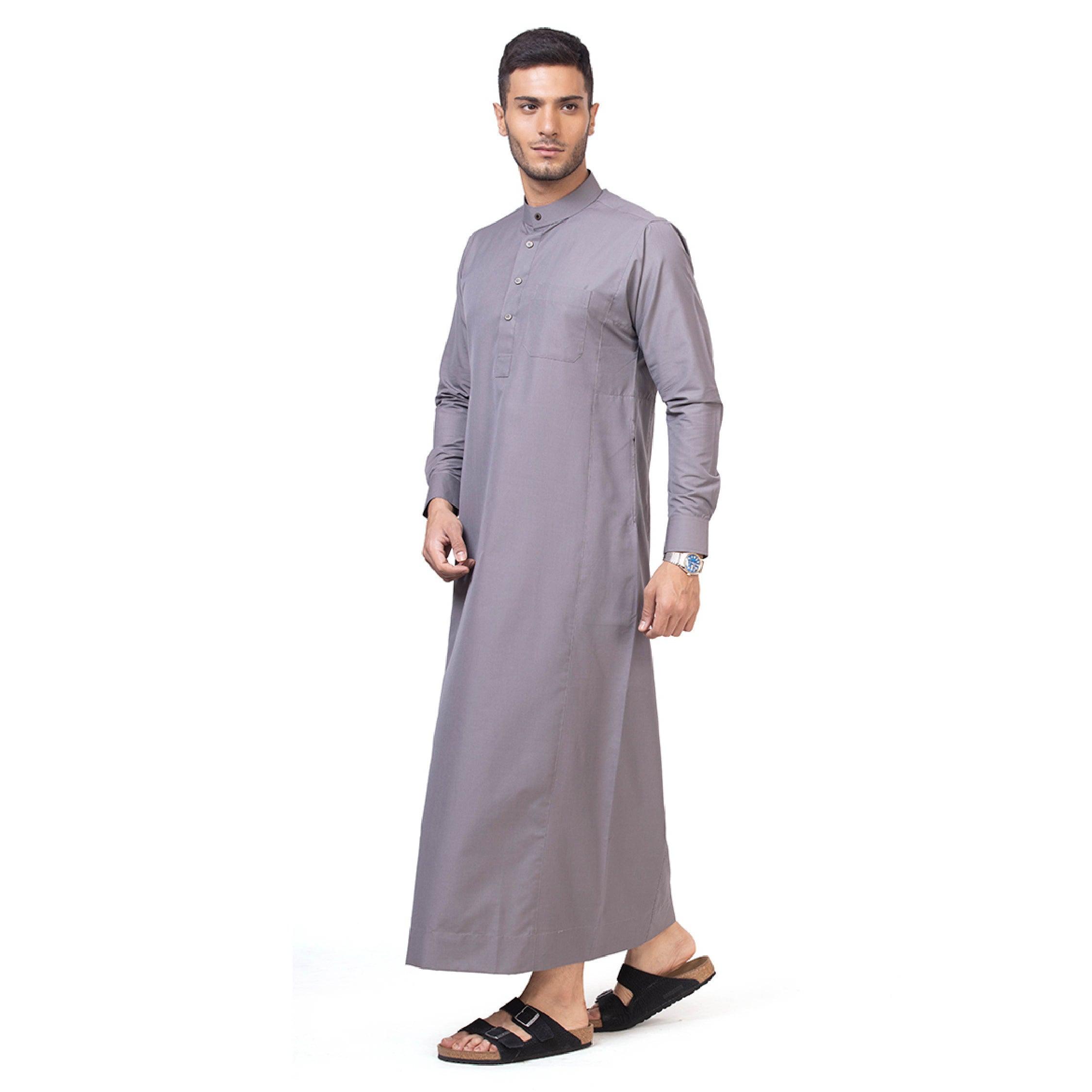 Unicus Grey Thobe for Men - Mashroo