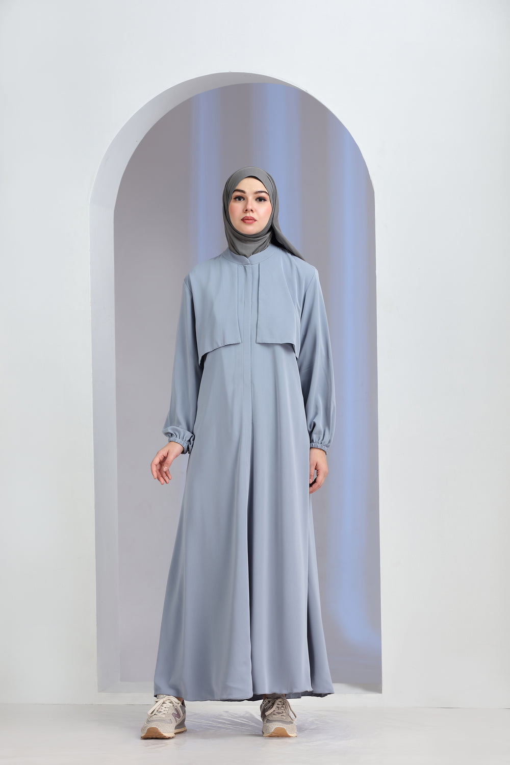 Fina Abaya Grey