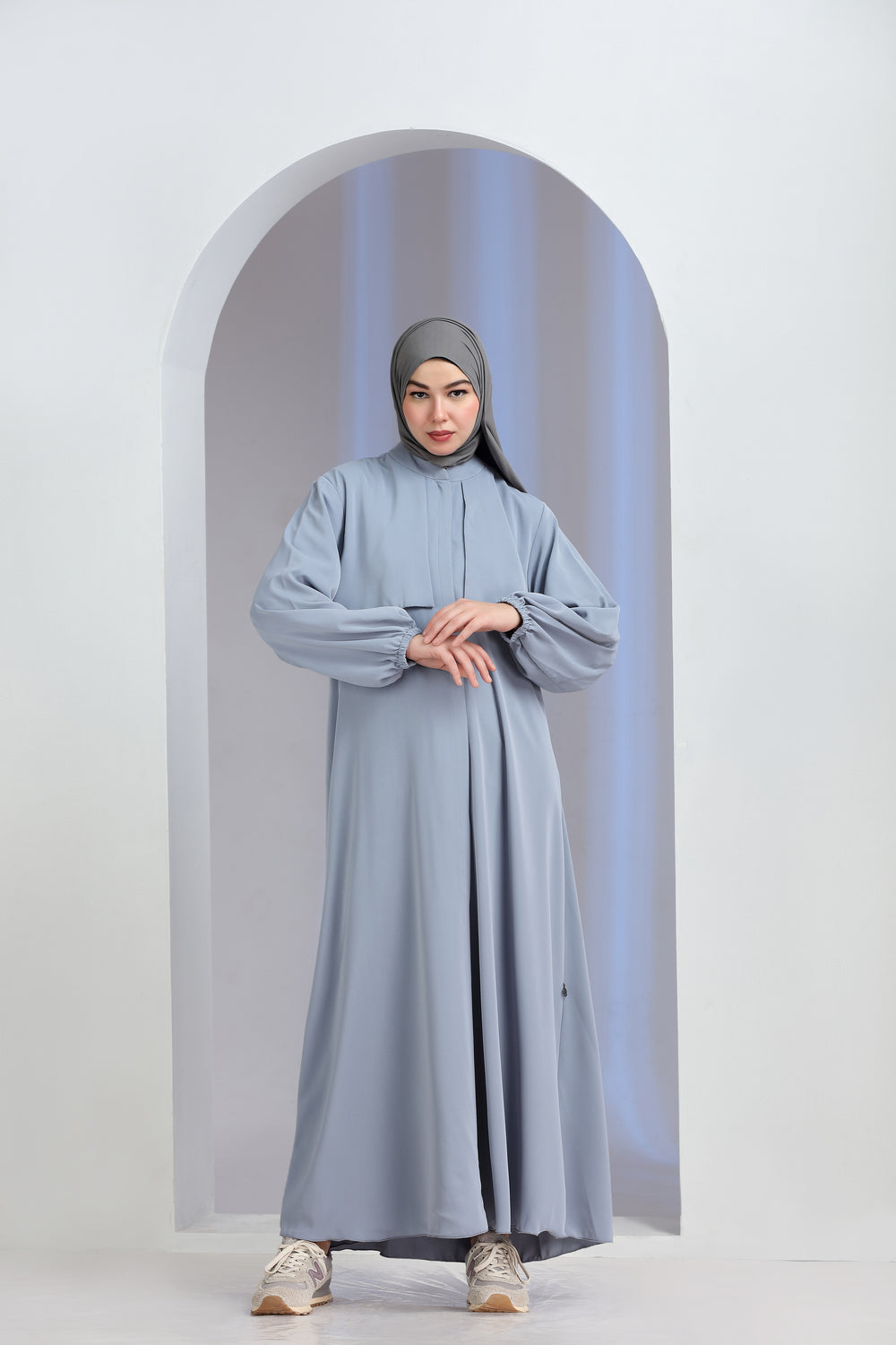 Fina Abaya Grey