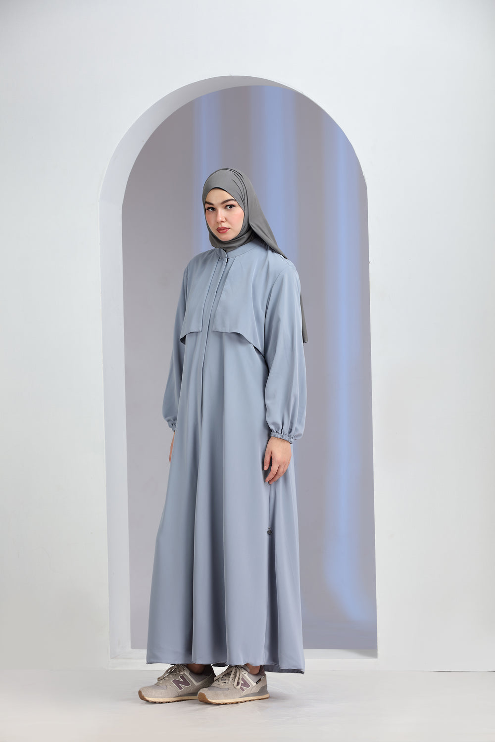 Fina Abaya Grey