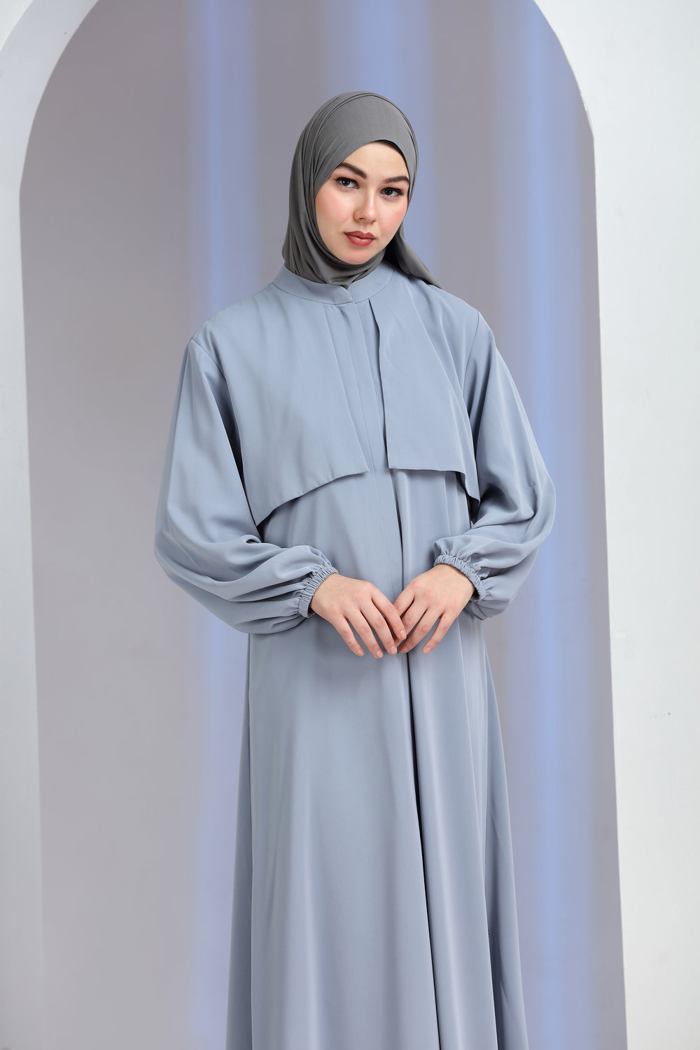 Fina Abaya Grey