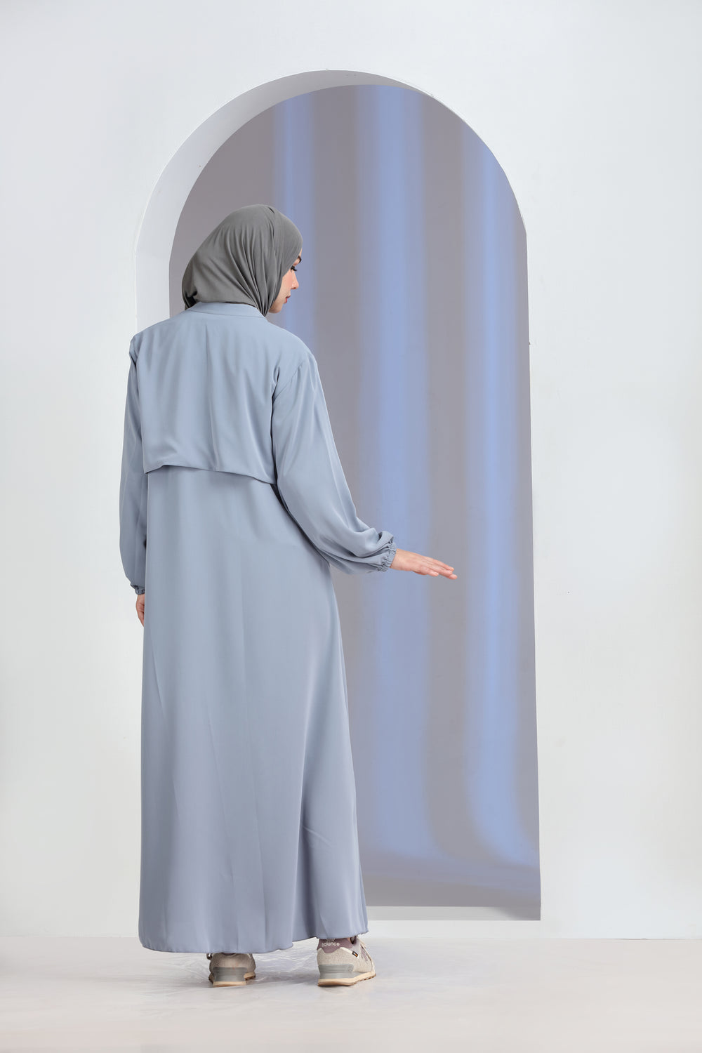 Fina Abaya Grey