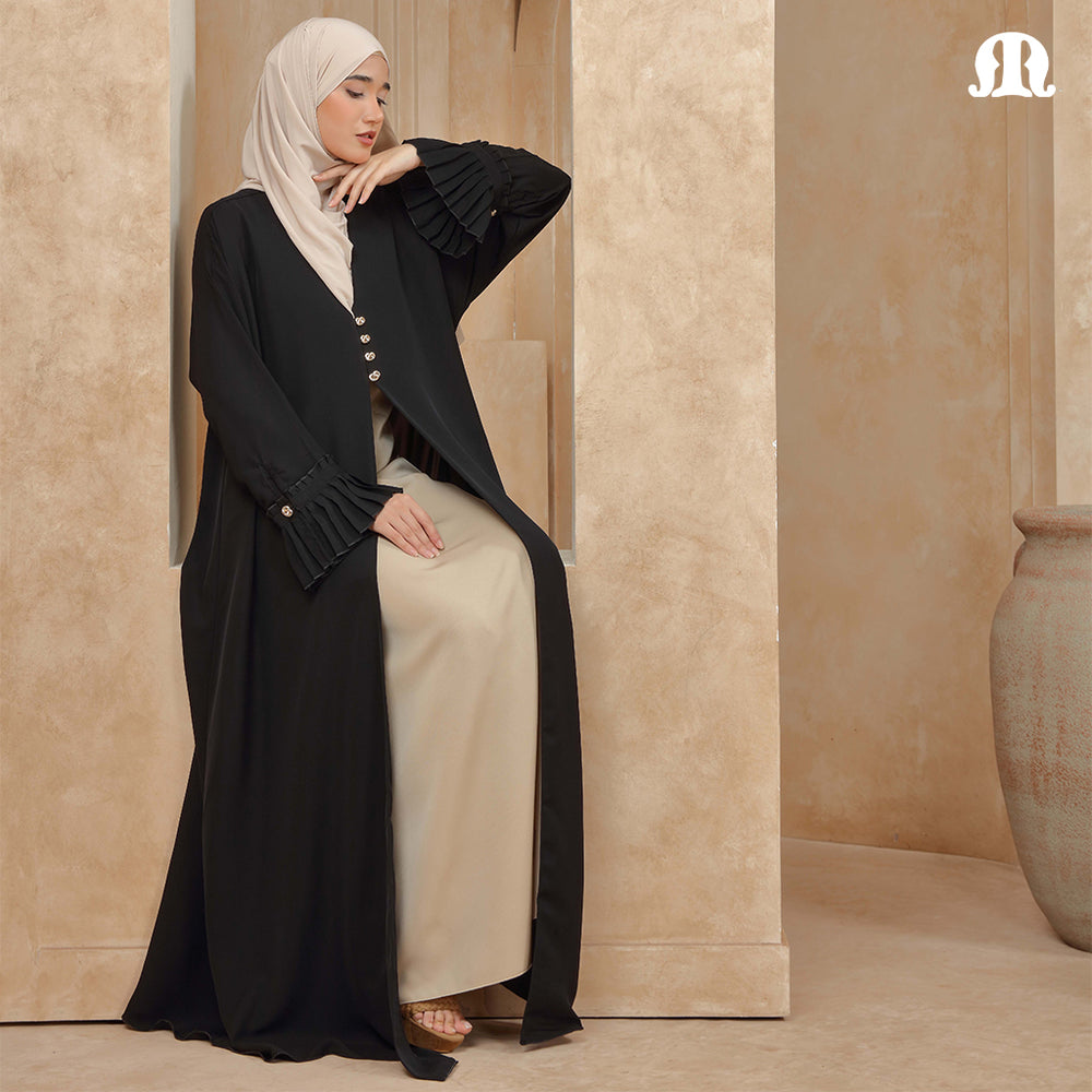 Tersa Black Abaya