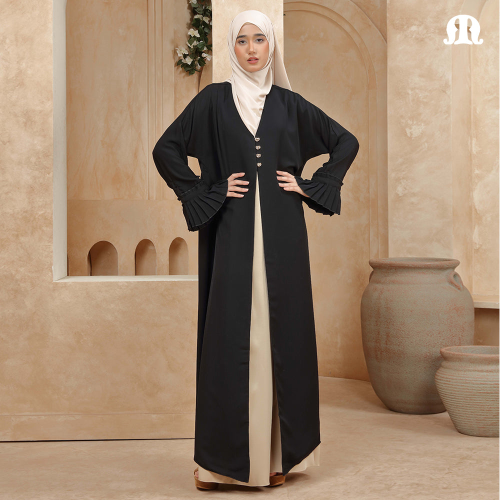 Tersa Black Abaya
