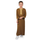 Firas Moroccan Gold Thobe for Kids - Mashroo