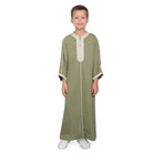 Firas Moroccan Green Boys Thobe - Mashroo