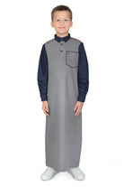 Aspero Grey Thobe for Kids - Mashroo