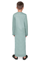 Kurvig Omani Green Thobe for Kids - Mashroo