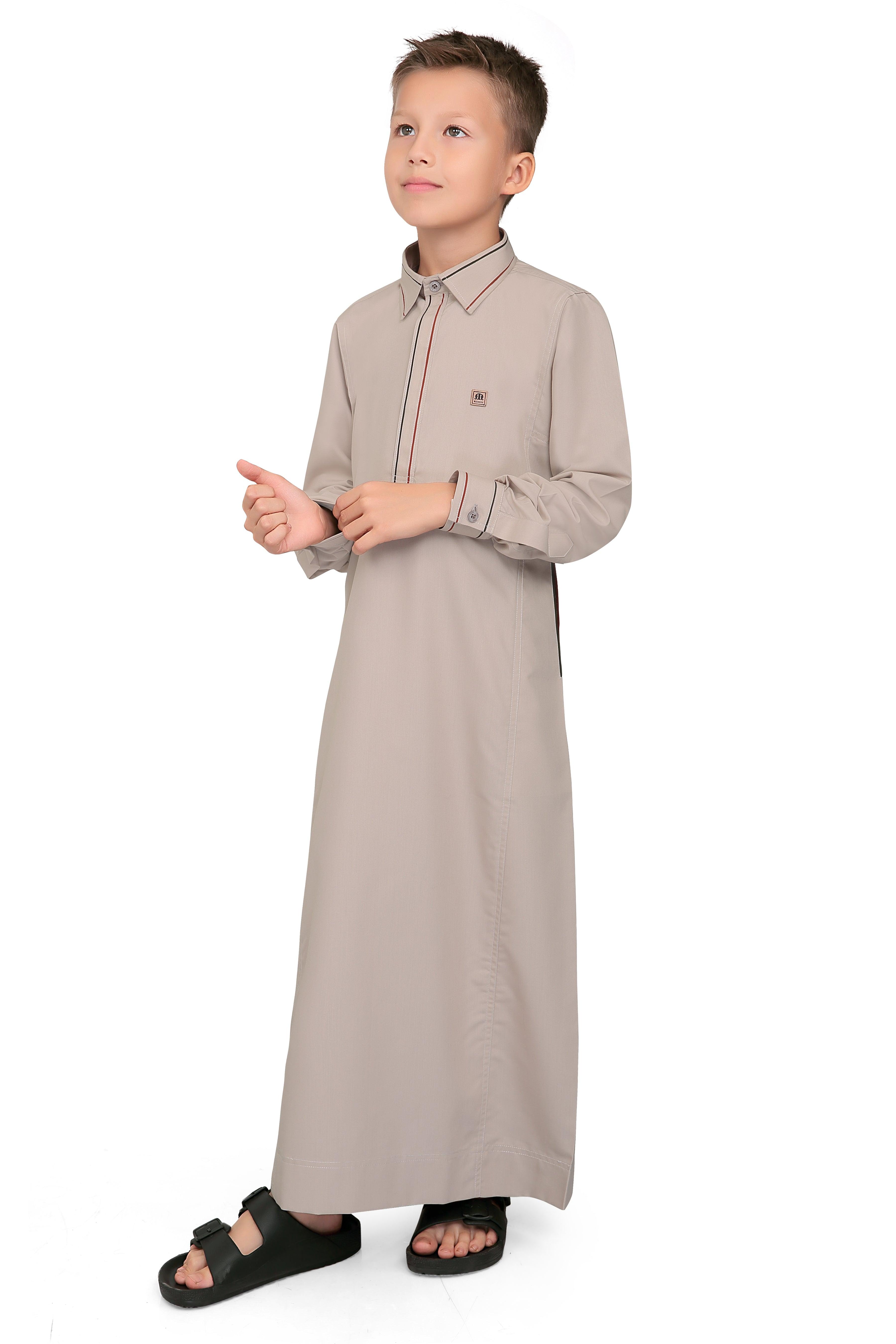 Sinoni Light Pink Thobe for Boys - Mashroo