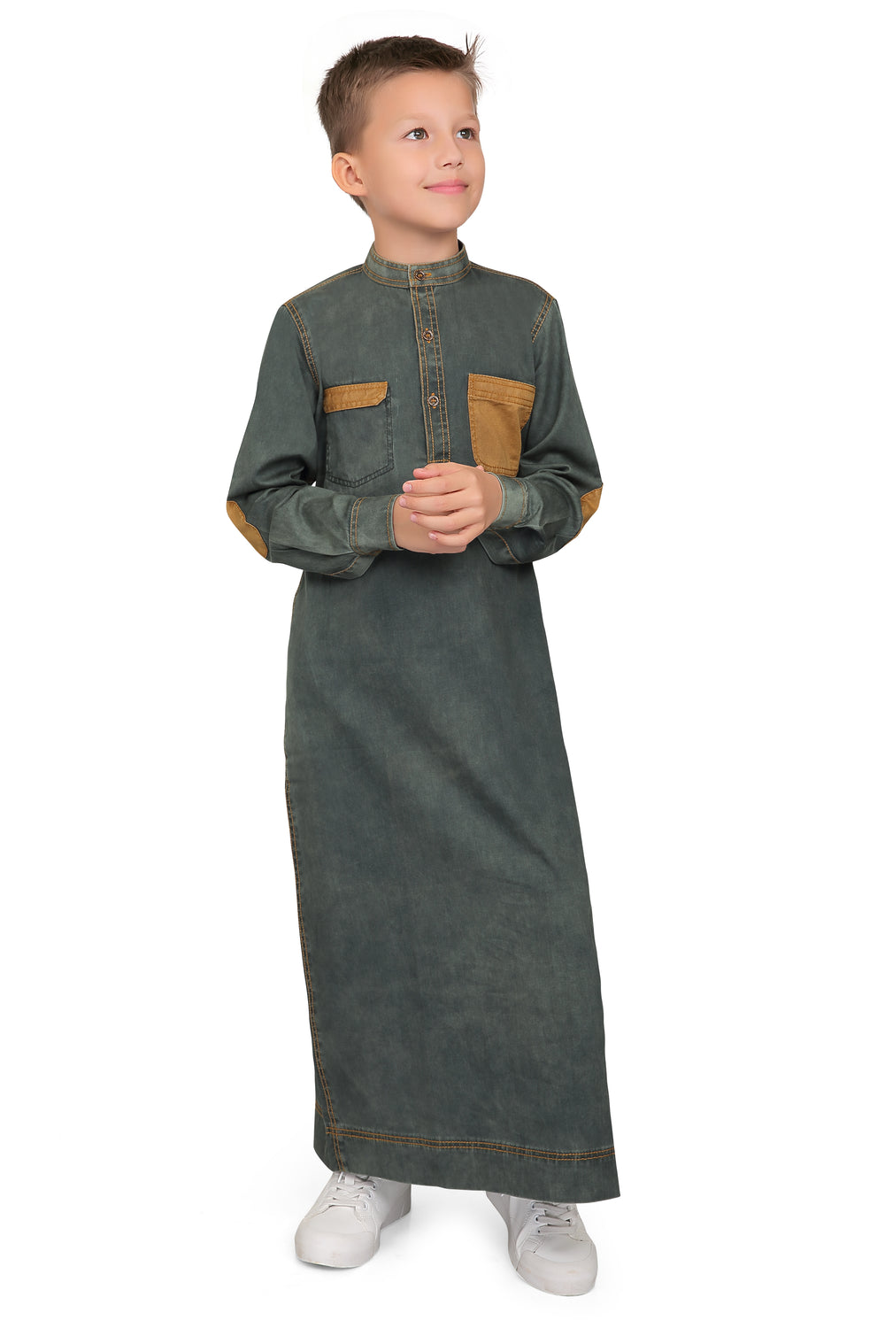 Frisch Denim Thobe for Kids