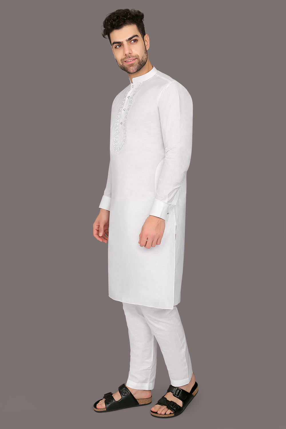 Ahyan Kurta Set White