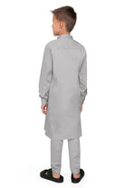 Terfi Grey Kali Kurta for Boys - Mashroo