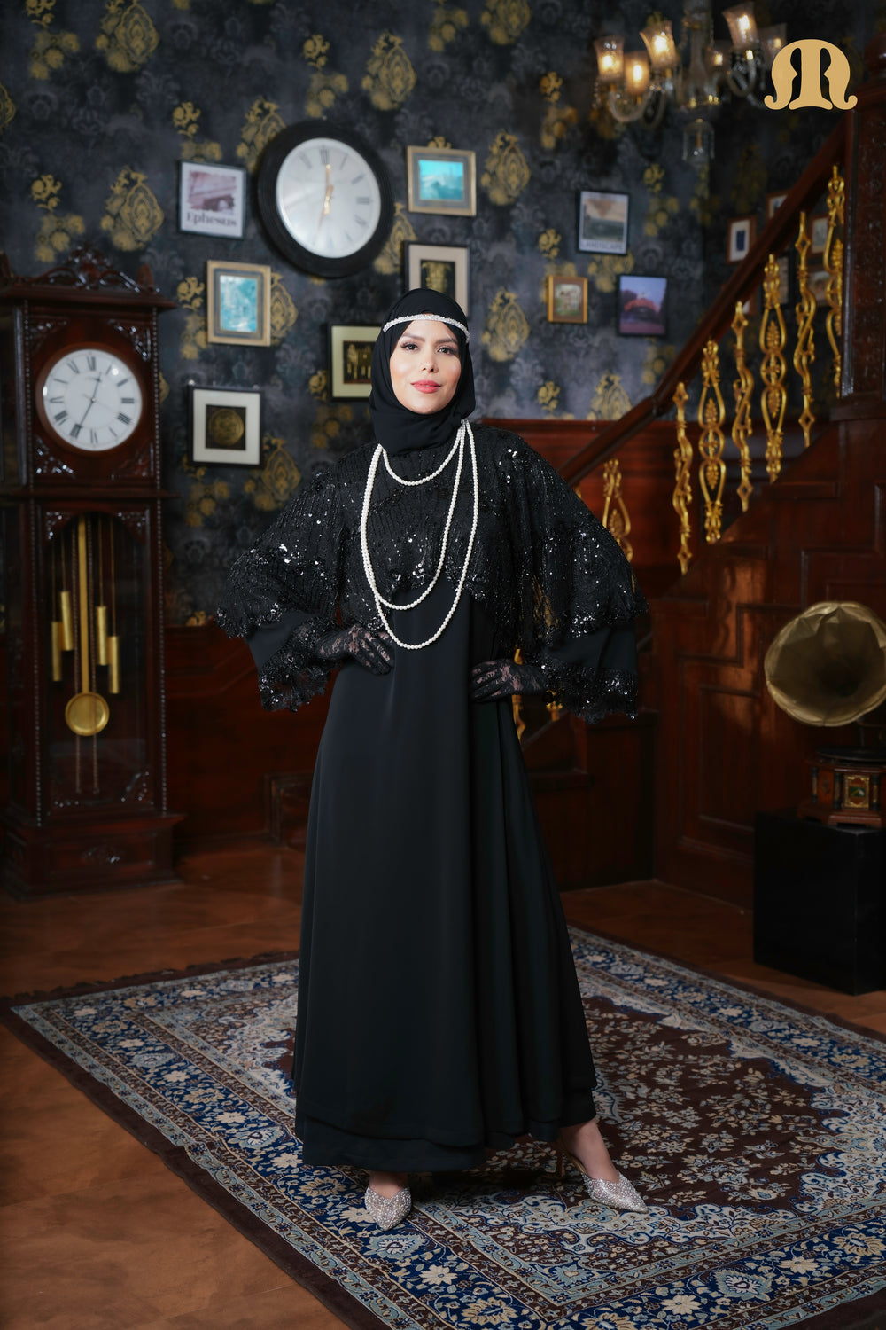 EIra Handwork Abaya Black