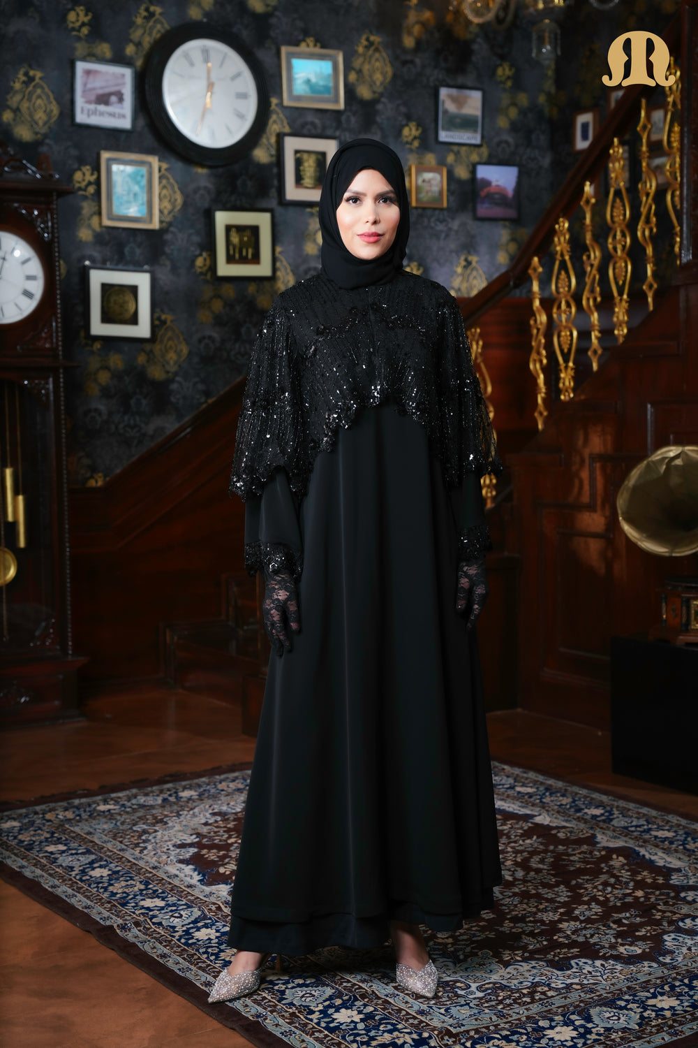 EIra Handwork Abaya Black