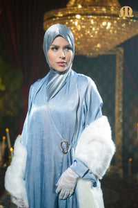 स्नोडन अबाया हल्का नीला