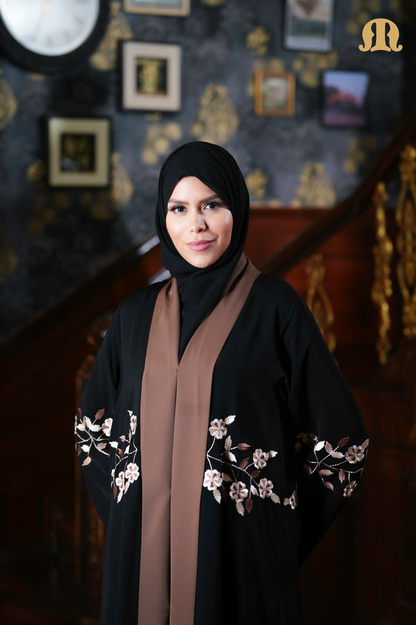Saalis Abaya Black