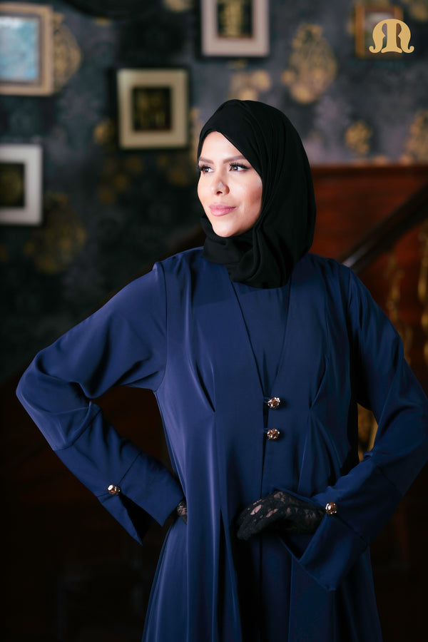 Calcedonia Abaya Royal Blue