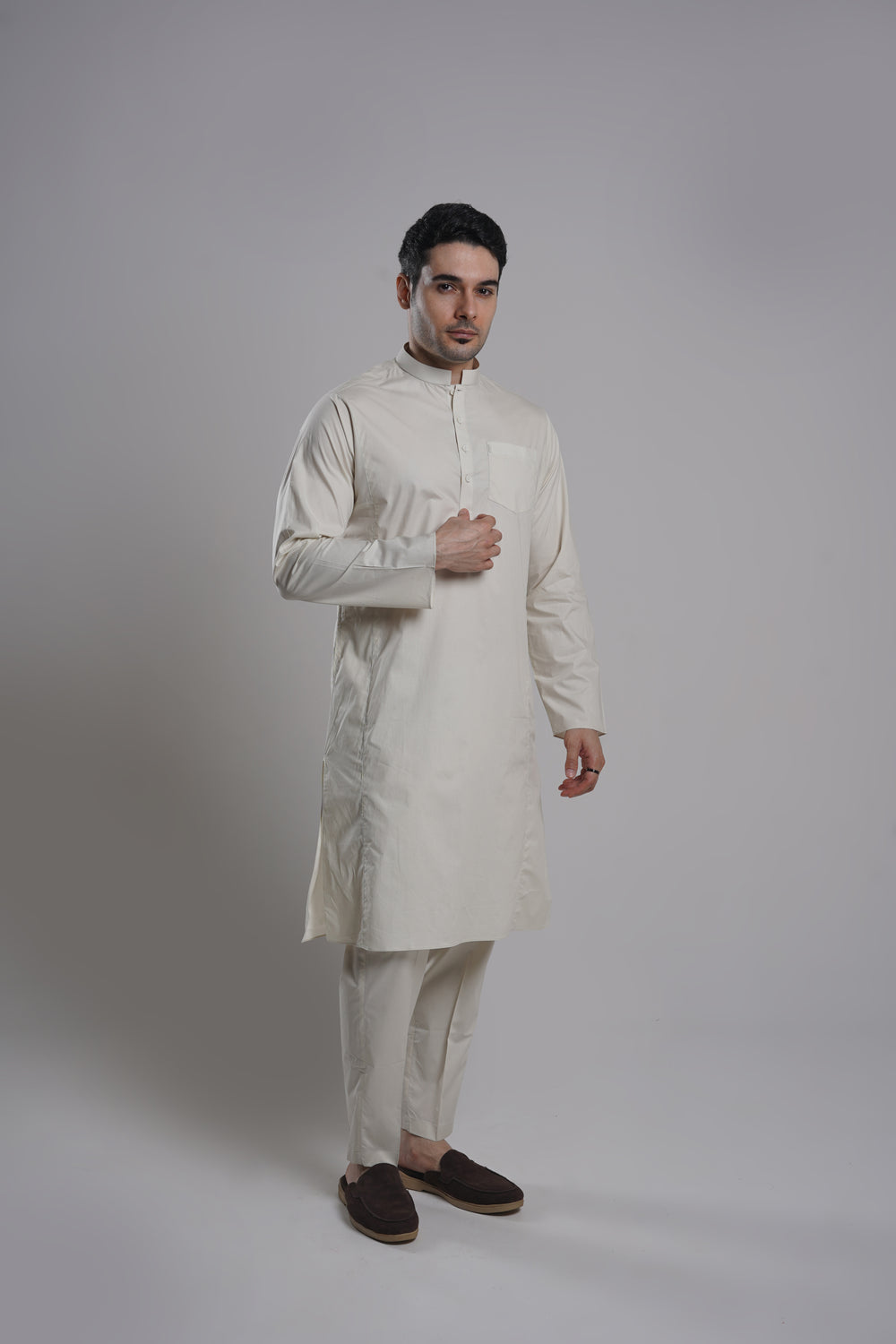 Layl Kali Kurta Cream