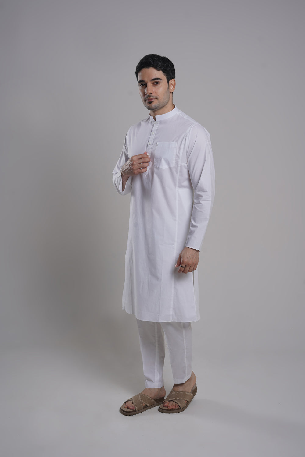 Layl Kali Kurta White