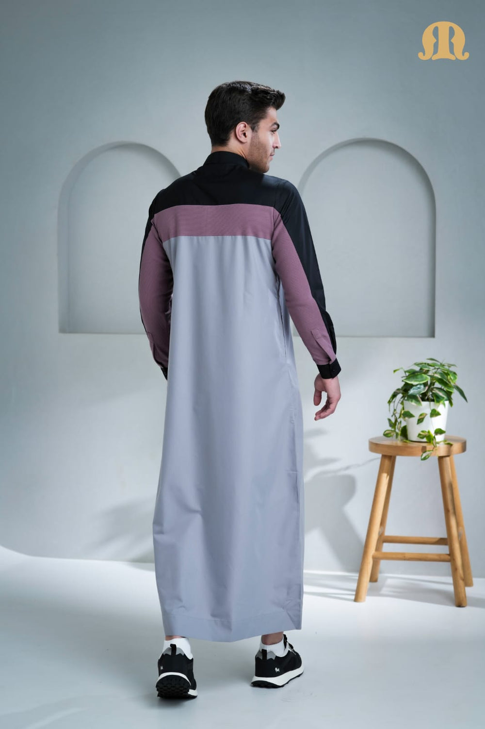 فينسون ثوب رمادي للرجال