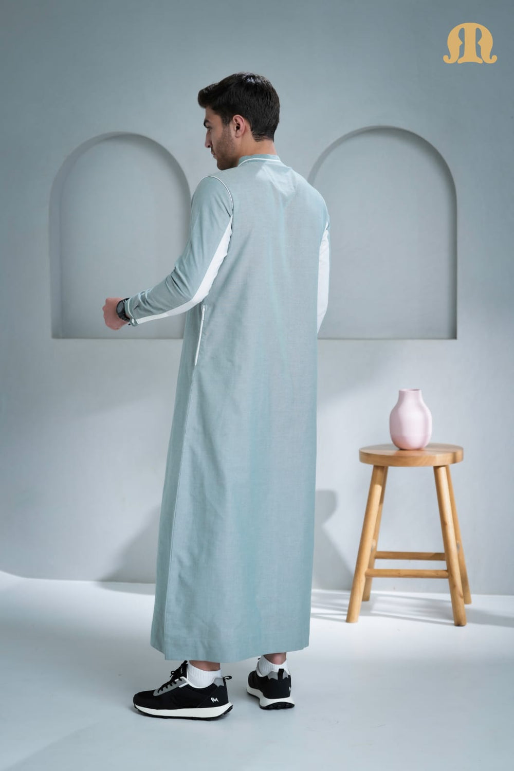 ثوب ديلورت الأخضر للرجال