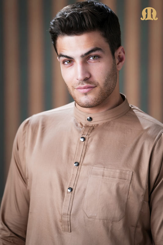 Terfi Kali Kurta Brown 2.0 for Men
