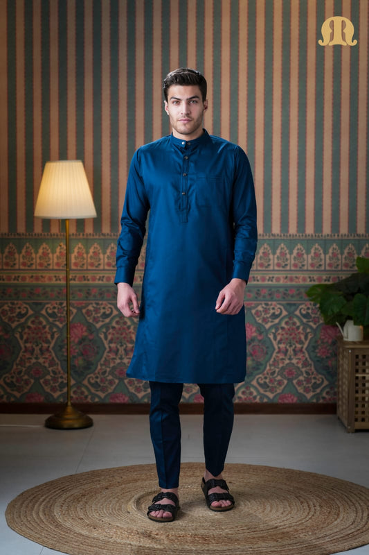 Terfi Kali Kurta T Blue 2.0 for Men