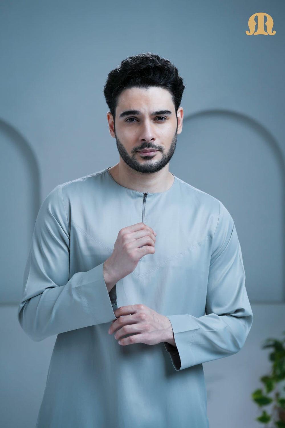 Mashroo Classics Omani Thobe L Grey