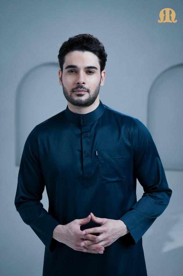 Mashroo Classics Saudi Thobe Green
