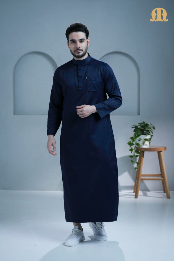 Select  Saudi Thobe Navy