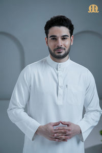 मशरू क्लासिक्स सऊदी थोब सफेद