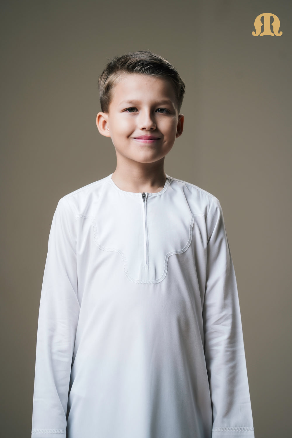 Kurvig Omani 2.0 White Thobe Kids